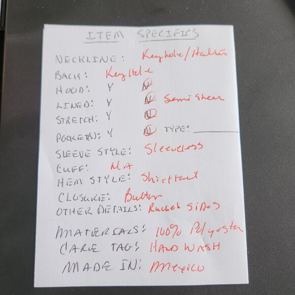 HAUTE FOX Vtg Halter Top Blouse Camisole Women 1X White Yellow Lemons Semi Sheer - Picture 3 of 12